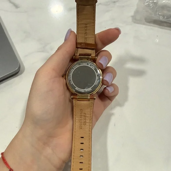 Michael Kors Women's Parker Brown Dial Leather Band Watch - MK2546 - Picture 5 of 5